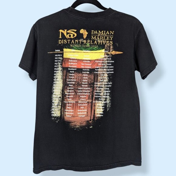 Nas & Damian Marley World Tour 2011 Tee - Picture 2 of 3